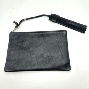 MADEWELL  women's  leather  wristlet clutch coin pouch  zipper closure